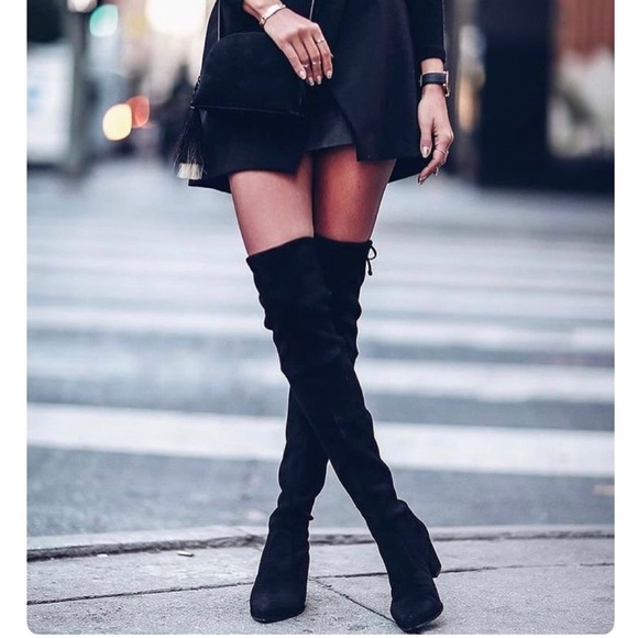 Stuart Weitzman Shoes - Stuart Weitzman Highland OTK boots size 7.5 BNWT!!